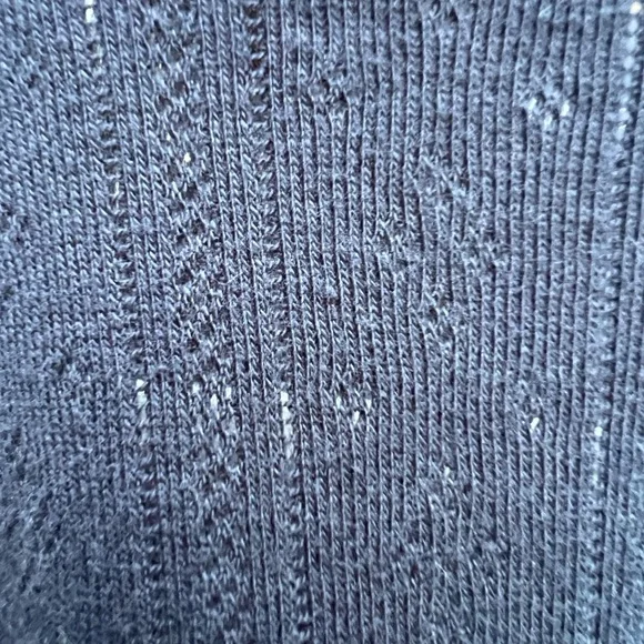 Splendid Navy Blue Como Pointelle T-Shirt XS - Picture 7 of 12